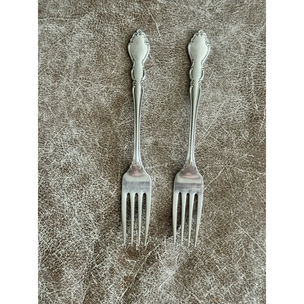Oneida‎ Dover Cube Heirloom Flatware Dinner Forks